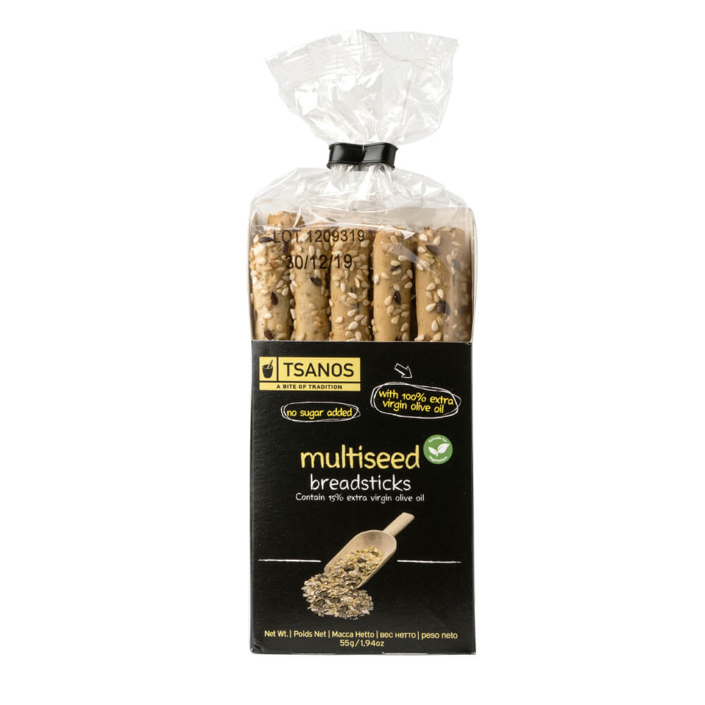 Tsanos Breadsticks Multiseed 55gm