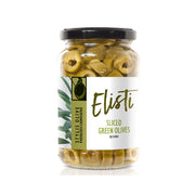 Elisti Green Sliced Olives in Brine 370gm