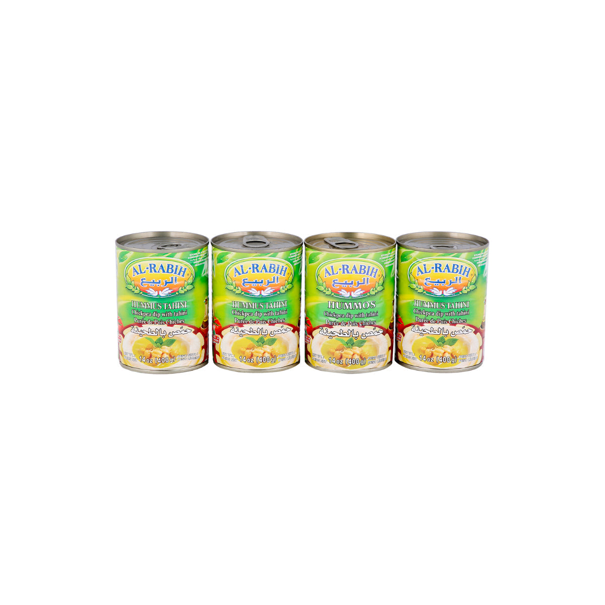 Al Rabih Hummus Tahineh 4x400gm