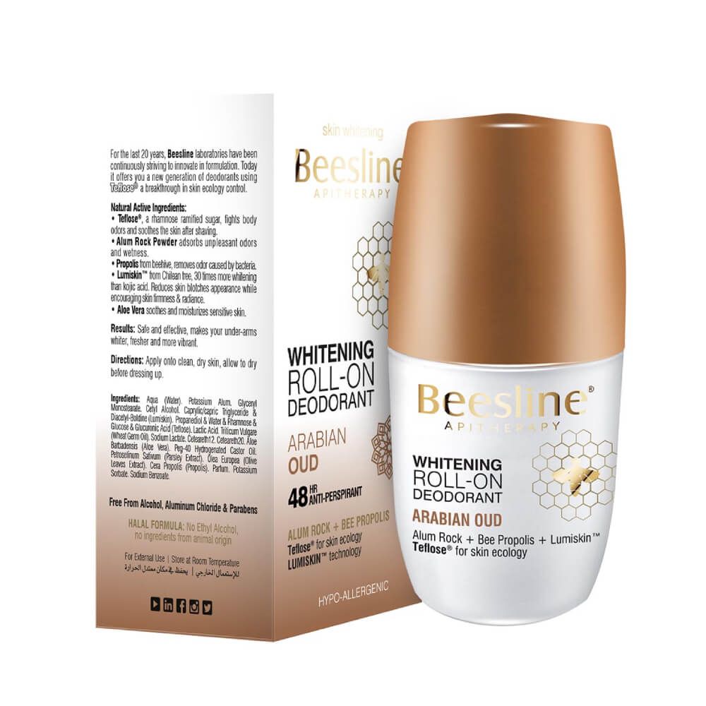 Beesline Whitening Roll-On Deodorant  Arabian Oud 50ml
