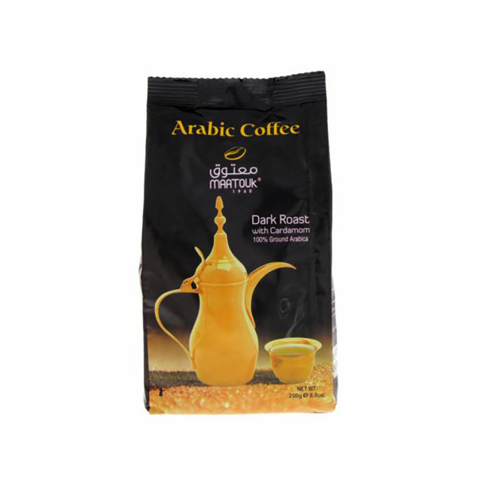 Maatouk Arabic Coffee Dark Roast Soft Pack 250G