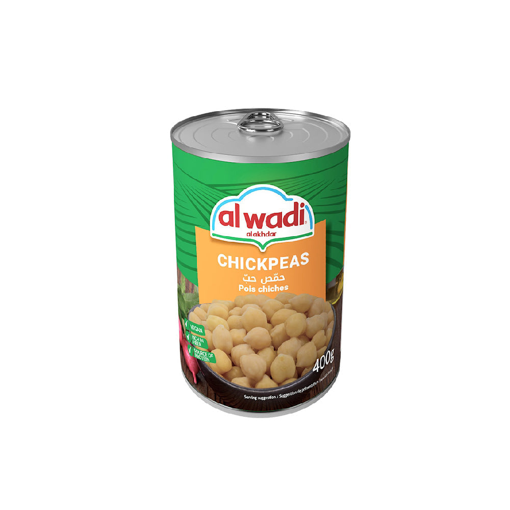 Al Wadi Chickpeas in Brine 400G