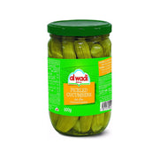 Al Wadi Pickled Cucumbers In Glass Jar 600G