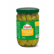 Al Wadi Pickled Wild Cucumbers In Glass Jar 600G