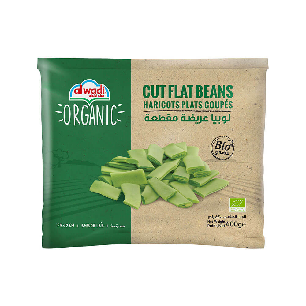 Al Wadi Frozen Organic Flat Beans 400G