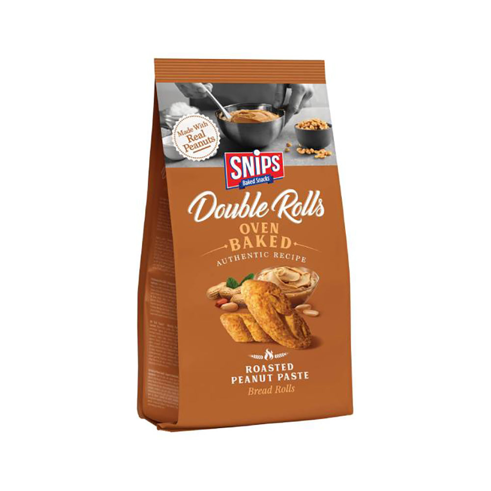 Snips Double Rolls Roasted Peanut 75G