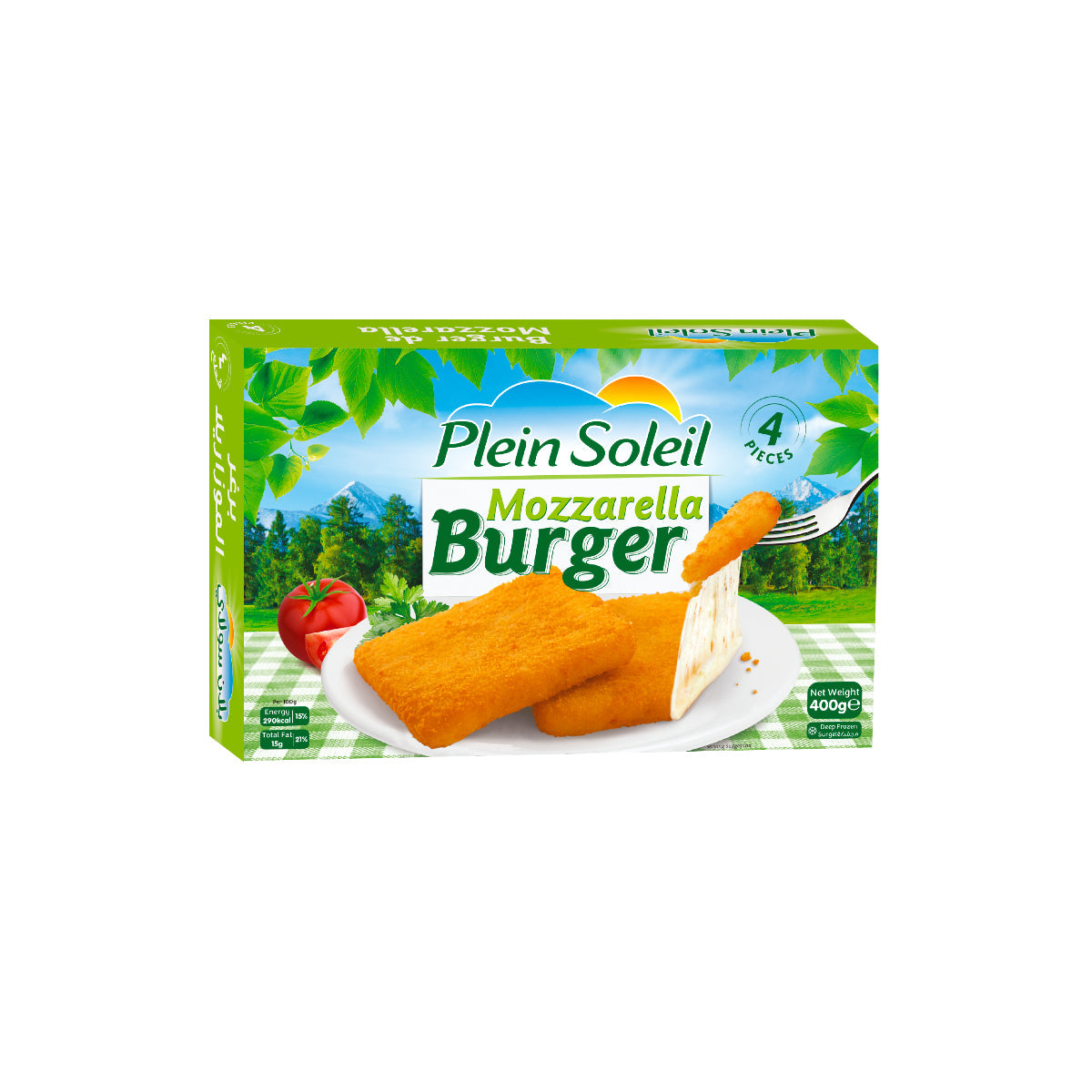 Plein Soleil Mozzarella Burger 400g