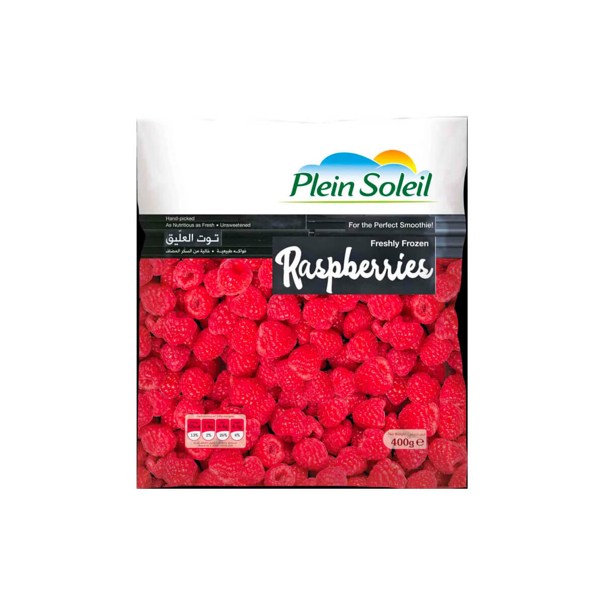 Plein Soleil Raspberries 400g