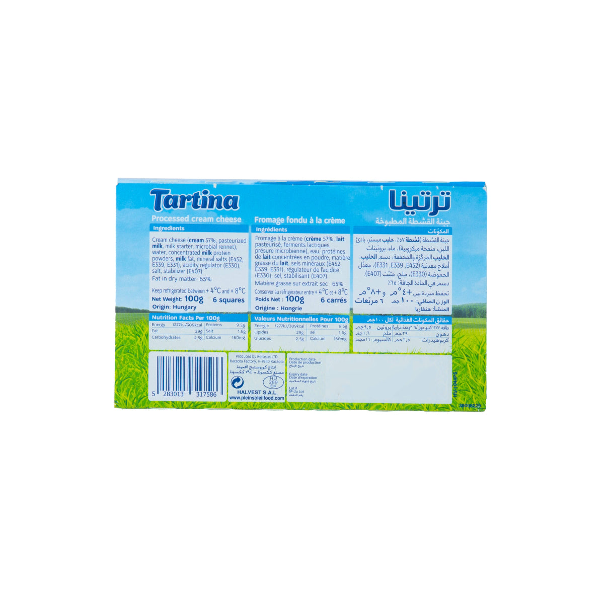 Plein Soleil Tartina Fresh & Creamy Cheese 100g