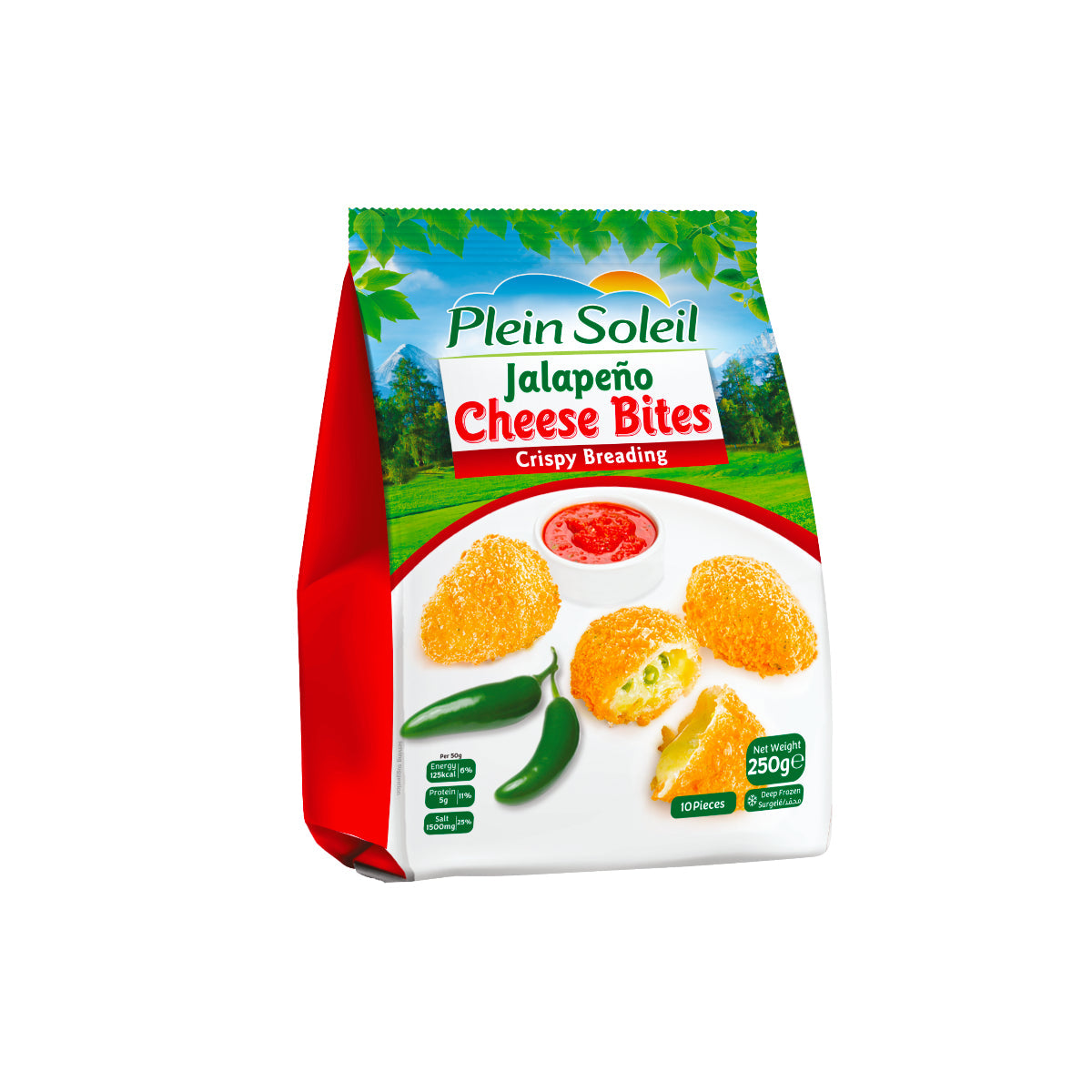 Plein Soleil Crispy Breading Jalapeno Cheese Bites 250g