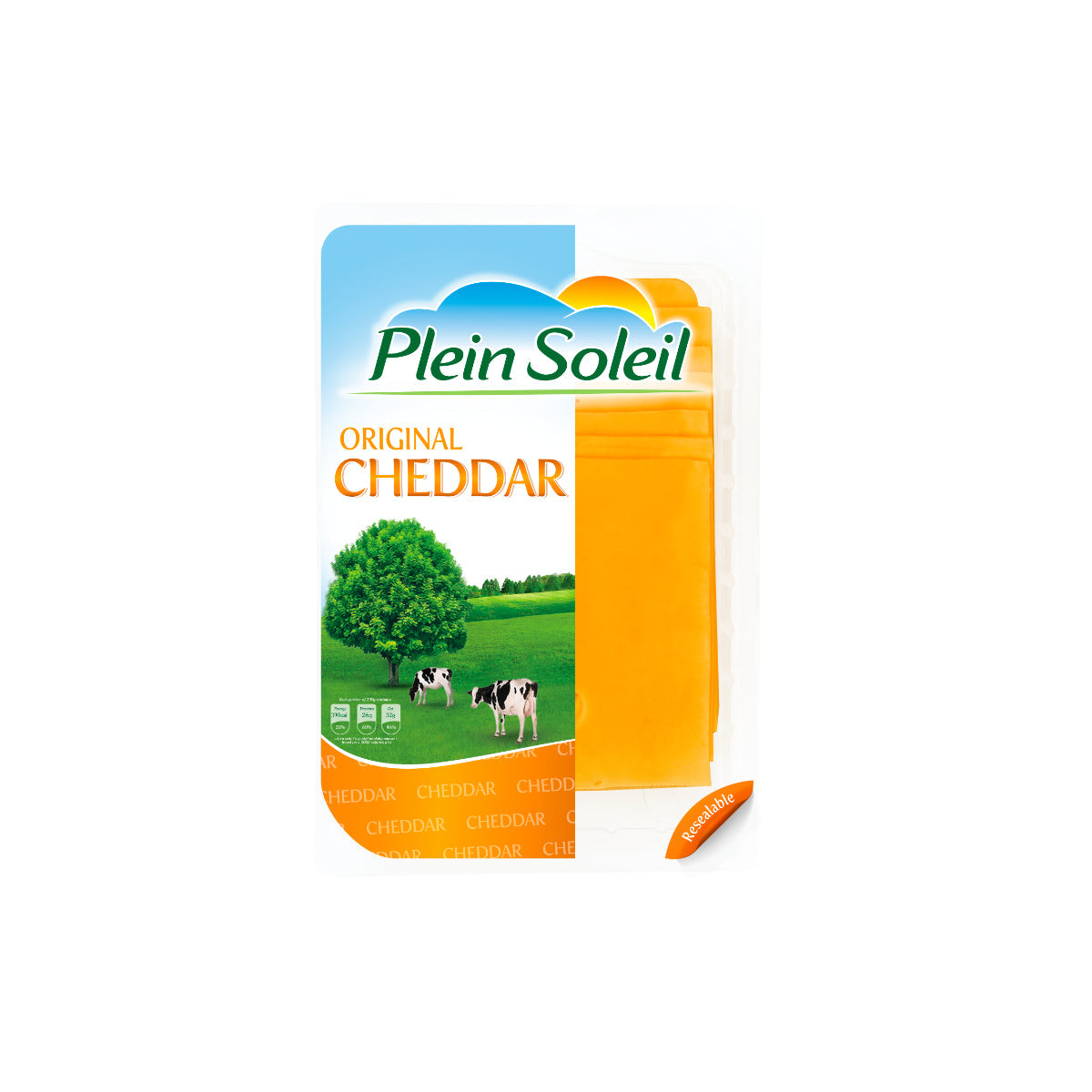 Plein Soleil Original Cheddar Cheese Slices 150g