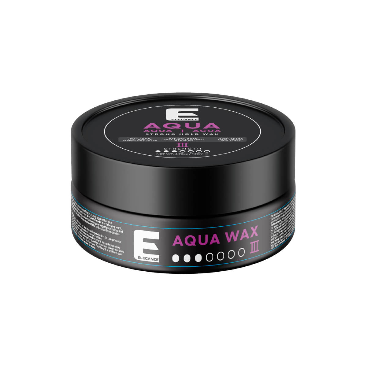 Elegance Strength 3 Purple Aqua Hair Wax 140ml