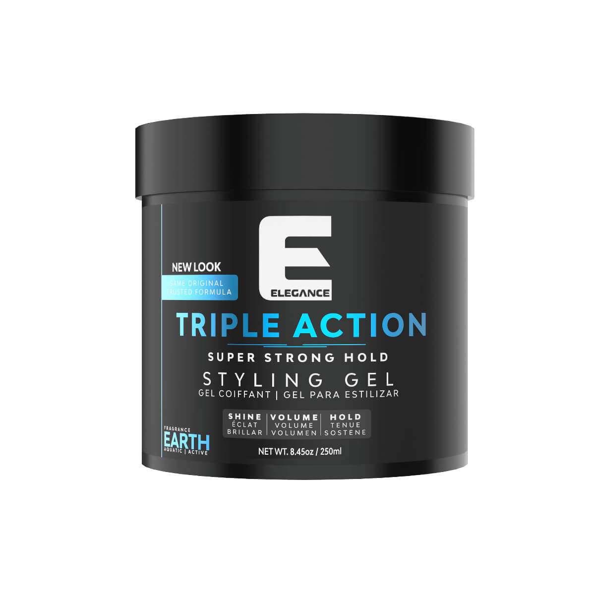 Elegance Triple Action Earth Styling Hair Gel 250ml