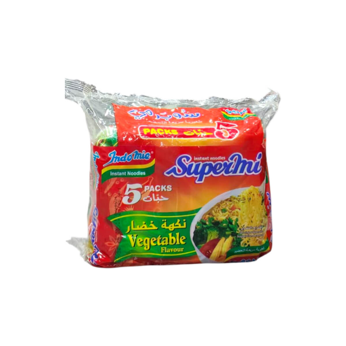 Indomie Supermi Vegetable Flavour Instant Noodles 5x70g