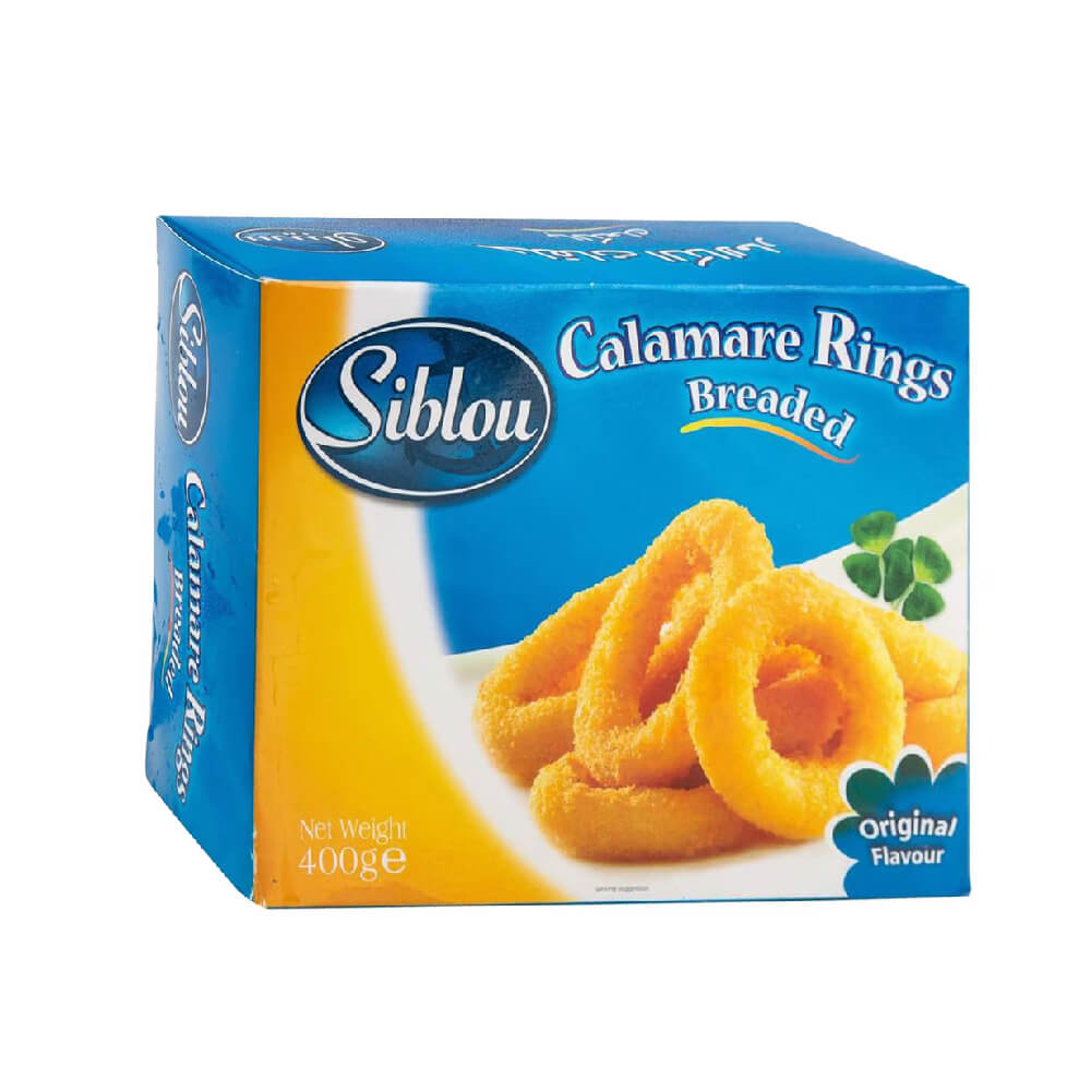 Siblou Breaded Calamare Rings Original 400gm