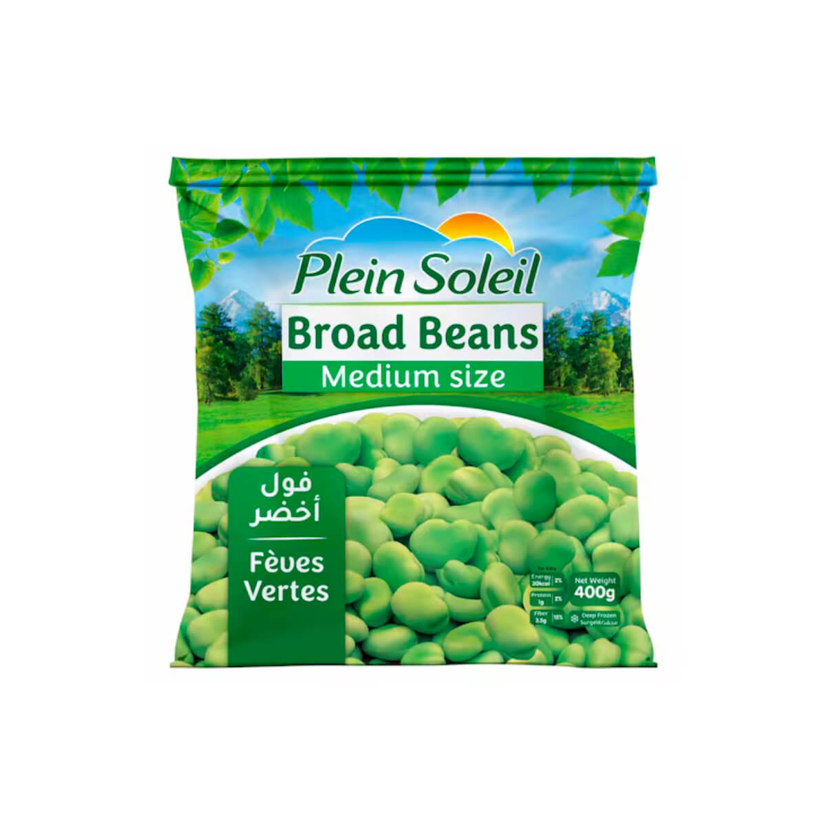 Plein Soleil Broad Beans Medium 400g