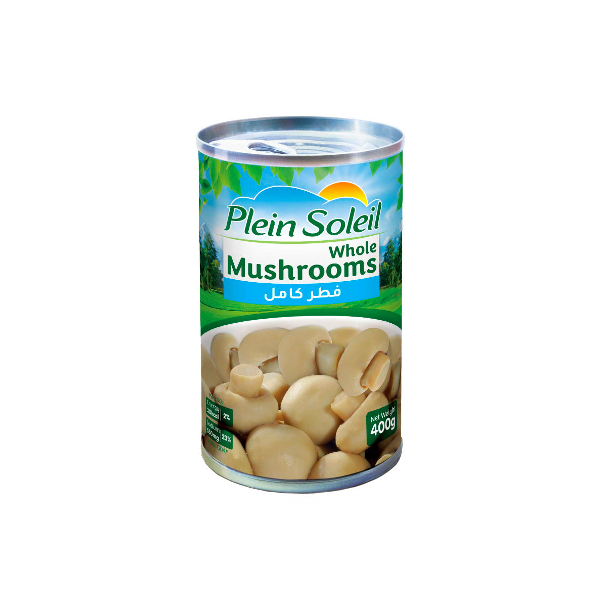 Plein Soleil Whole Mushrooms 400g