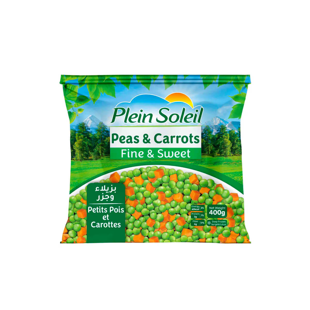 Plein Soleil Green Peas and Carrots 400g