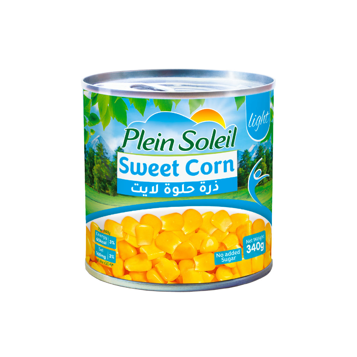 Plein Soleil Light Sweet Corn 340g
