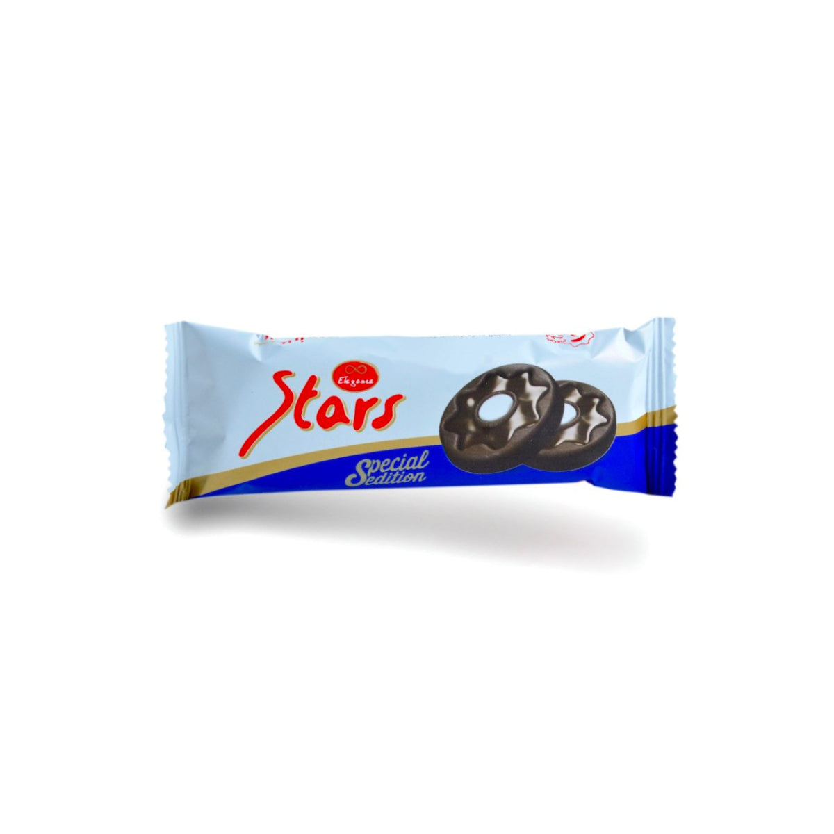 Elegance Stars Special Edition Cocoa Biscuits With Dark Chocolate and Milk Cream 34g
