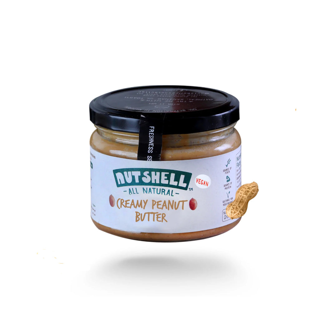Nutshell Vegan Creamy Peanut Butter 260gm