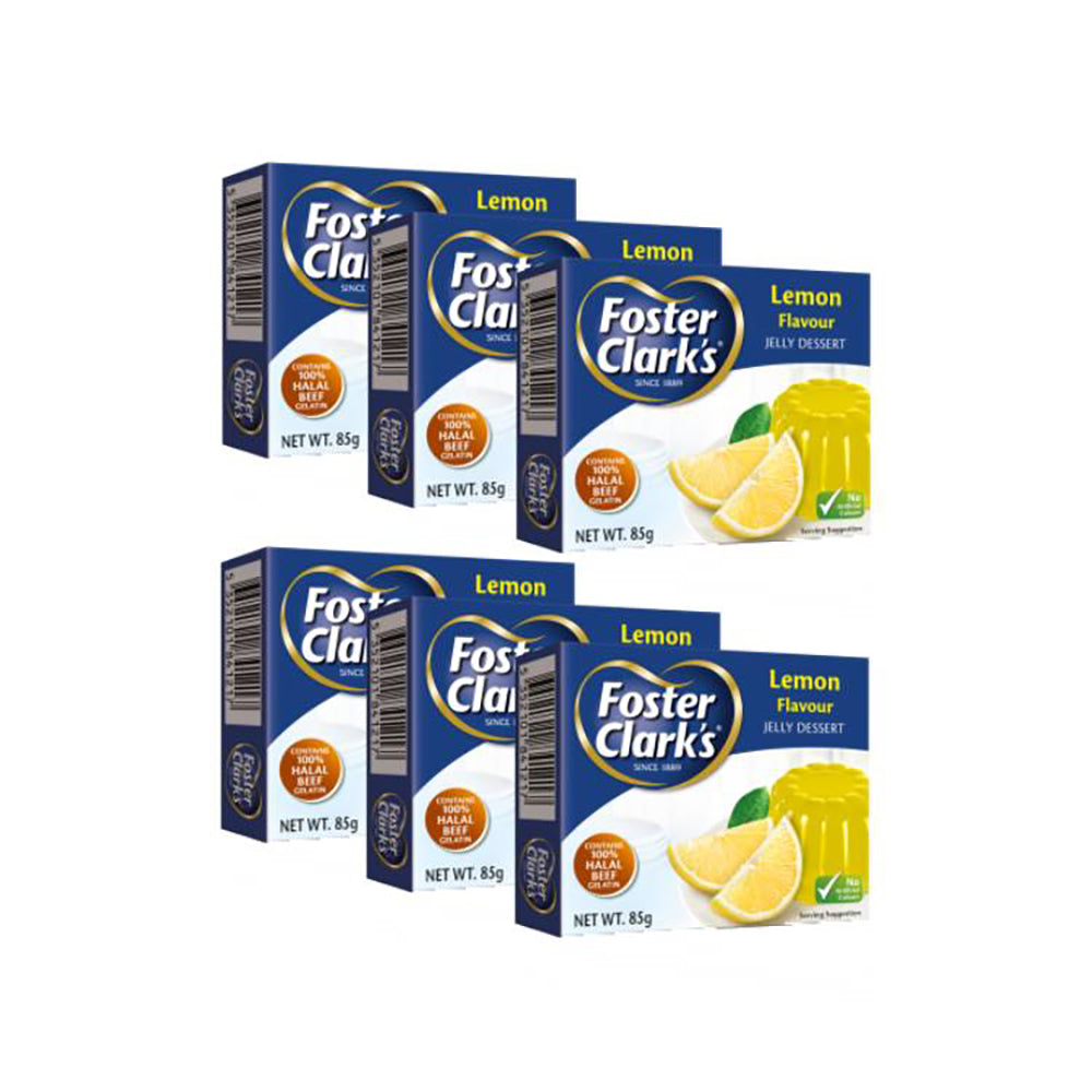 Foster Clark's Jelly Lemon 85Gx6