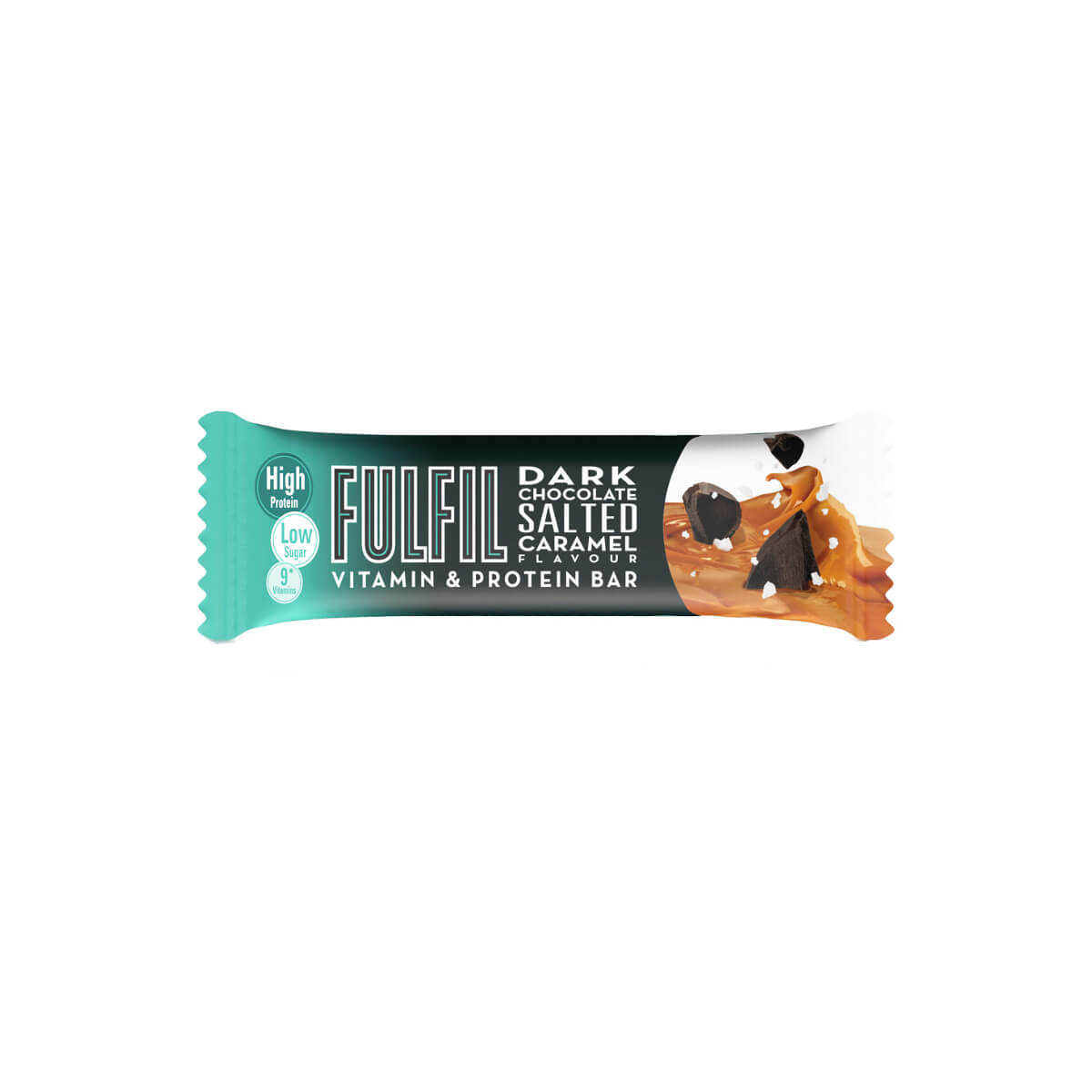 Fulfil Dark Chocolate Salted Caramel Vitamin and Protein Bar 55g