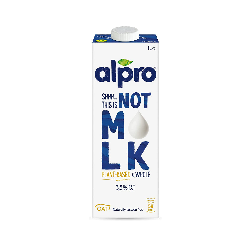 Alpro Not Milk Whole & Plant Based Oat Drink 1L