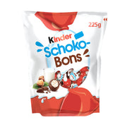 Kinder Schokobon Milky And Hazelnut Filling Chocolate 225gm
