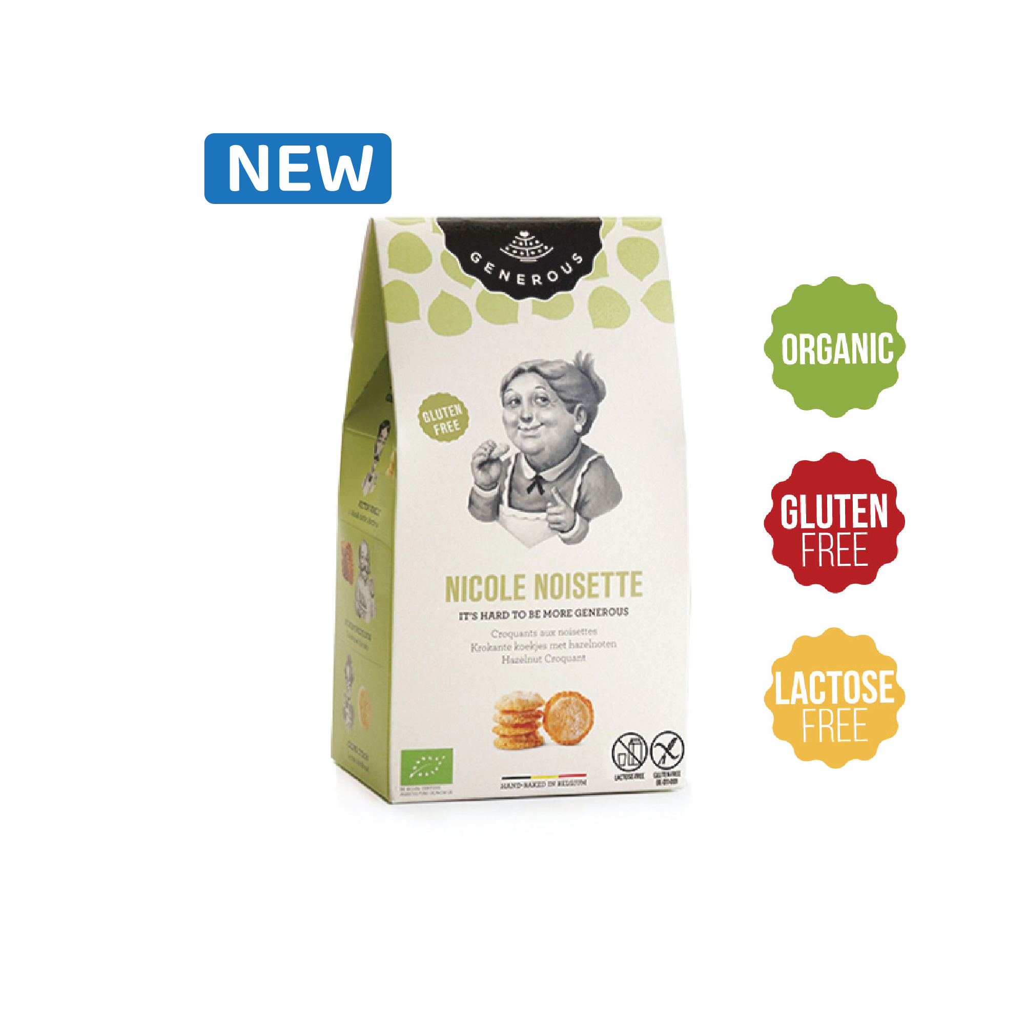Generous Nicole Noisette Hazelnut Croquant 100g