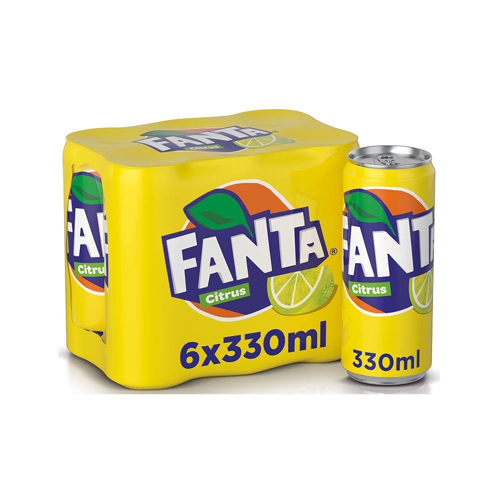 Fanta Citrus Can 330mlx6
