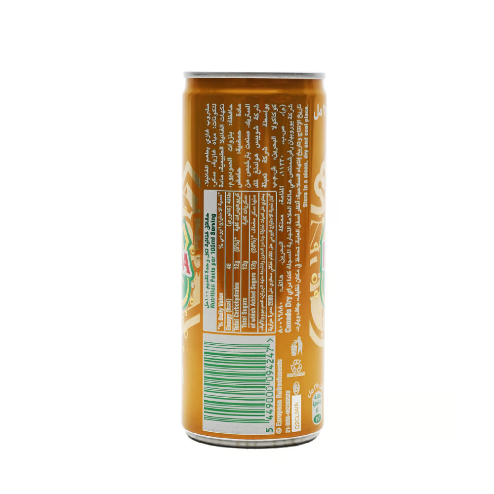 Canada Dry Cream Soda Soft Drink 250ml