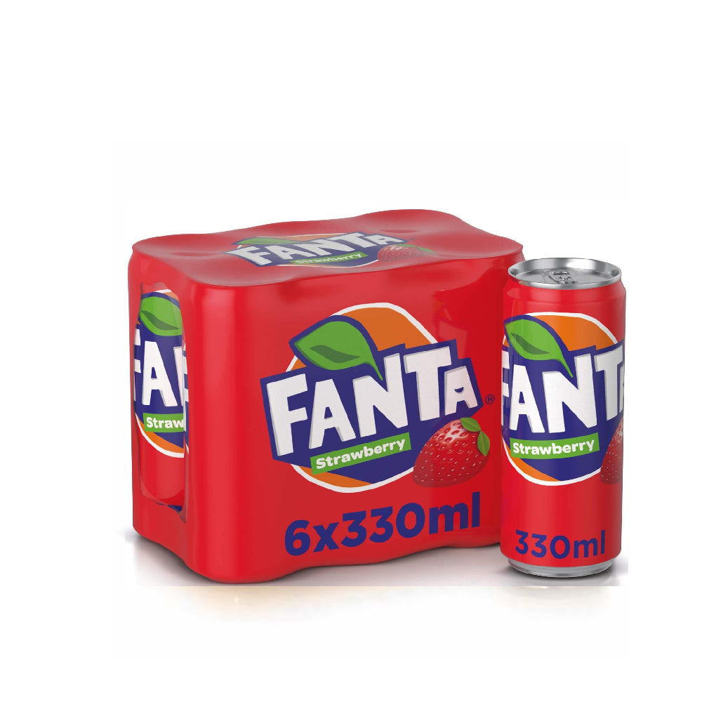 Fanta Strawberry Can 330mlx6