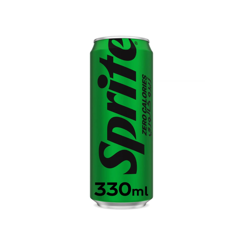 Sprite Zero Calories Carbonated Soft Drinks 330ml