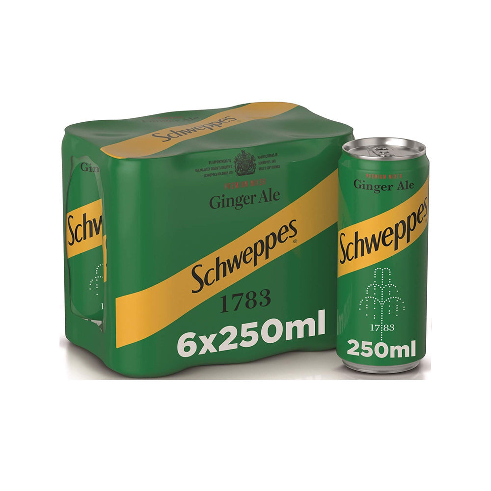 Schweppes Ginger Ale Can 250mlx6