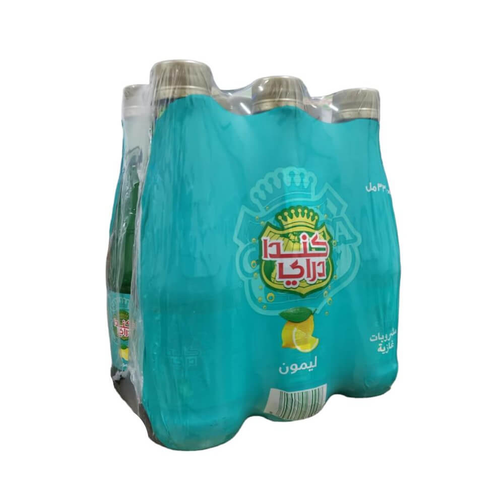 Canada Dry Lemon Carbonated Drink 6x330ml