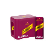 Schweppes Pomegranate Premium Sparkling Water 6x250ml