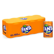 Fanta Orange Carbonated Soft Drink 10x155ml