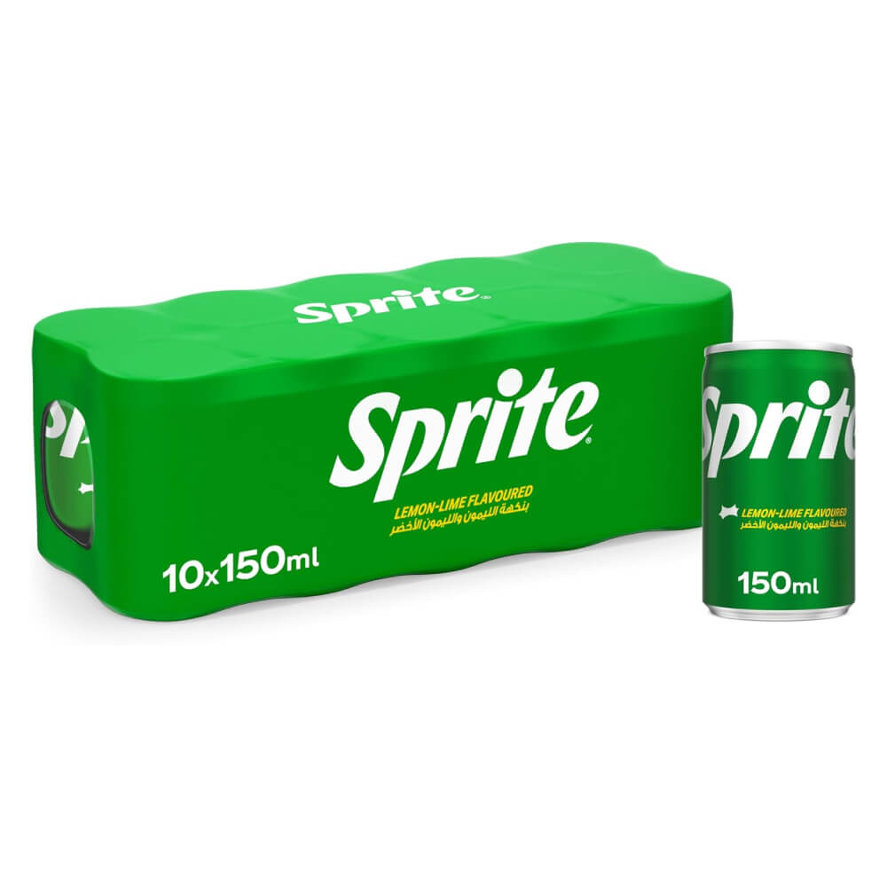 Sprite Lemon Lime Flavoured Carbonated Soft Drink 10x155ml