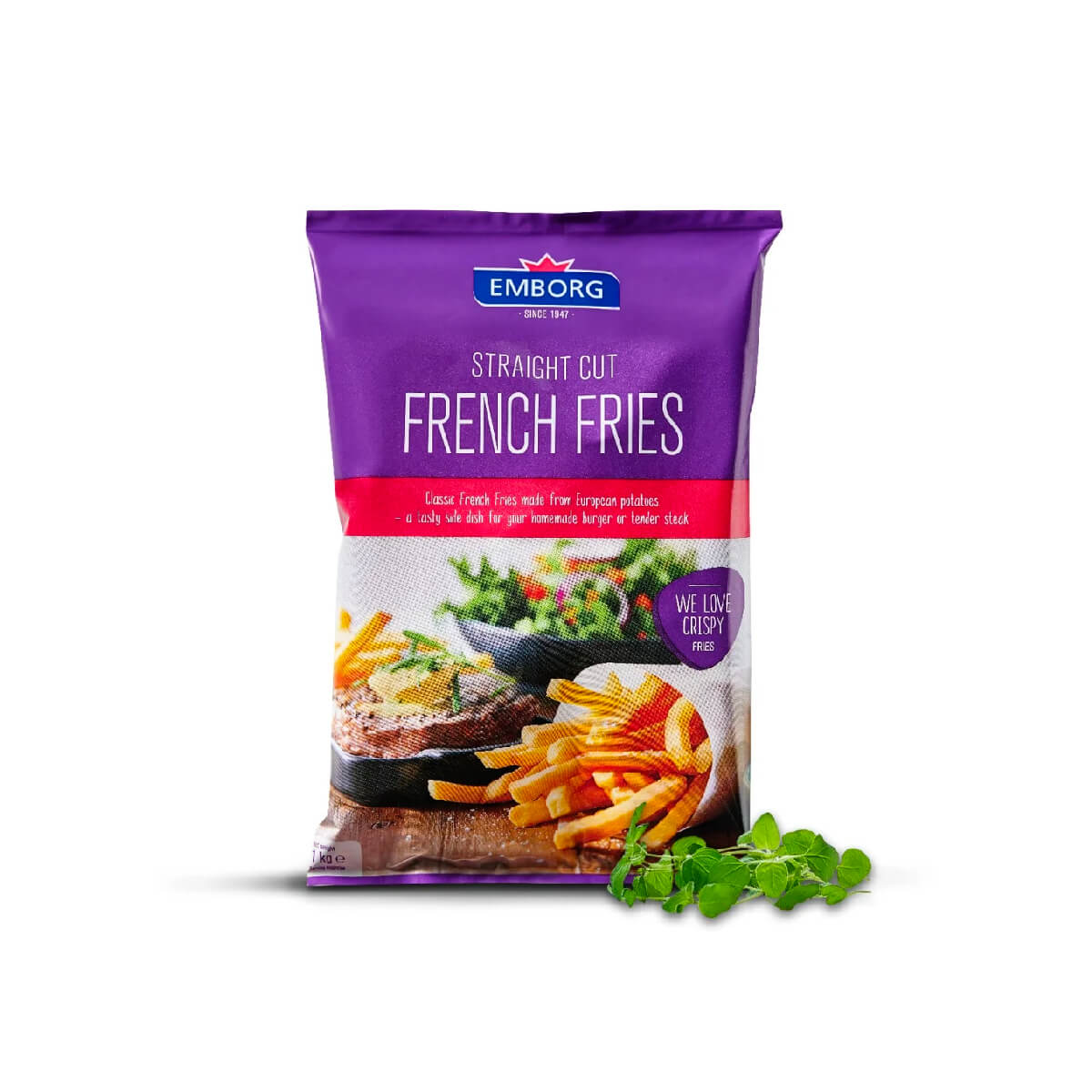 Emborg Straight Cut French Fries 10mm 2.5kg