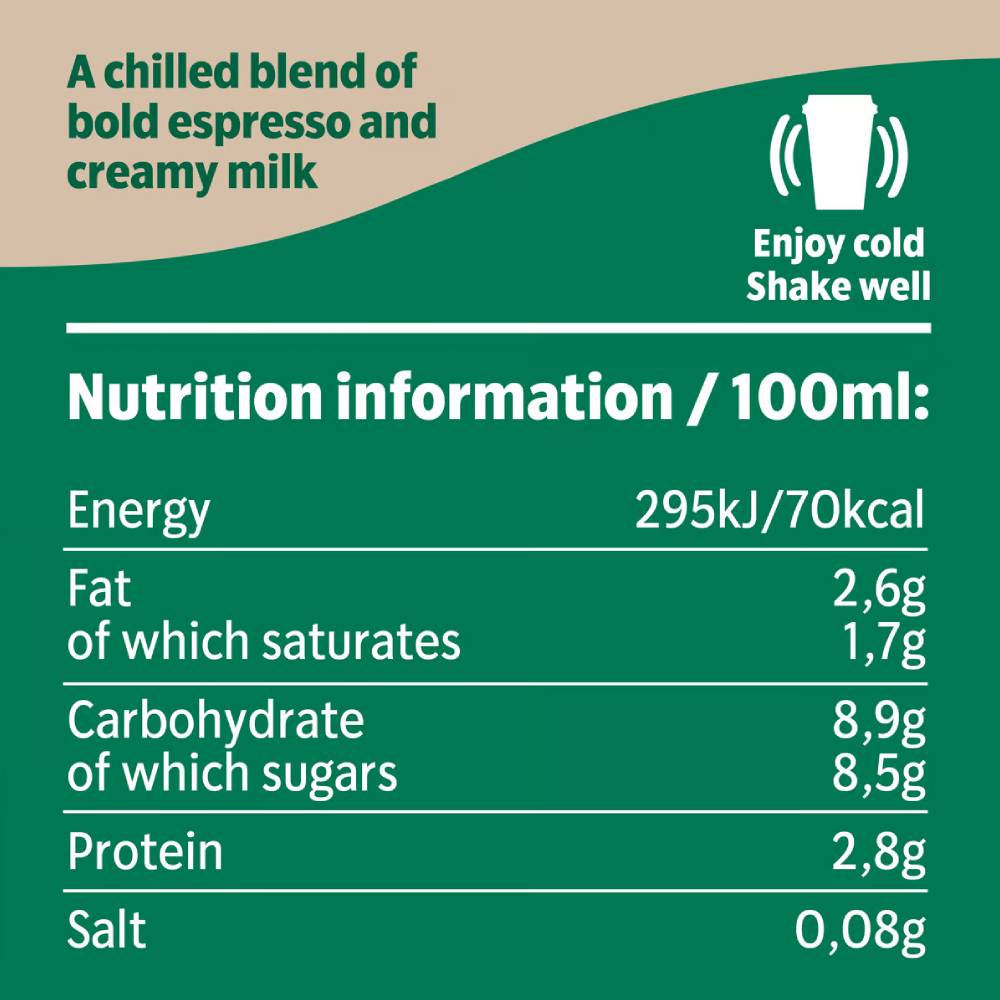 Starbucks Caffe Latte Coffee Drink 220ml