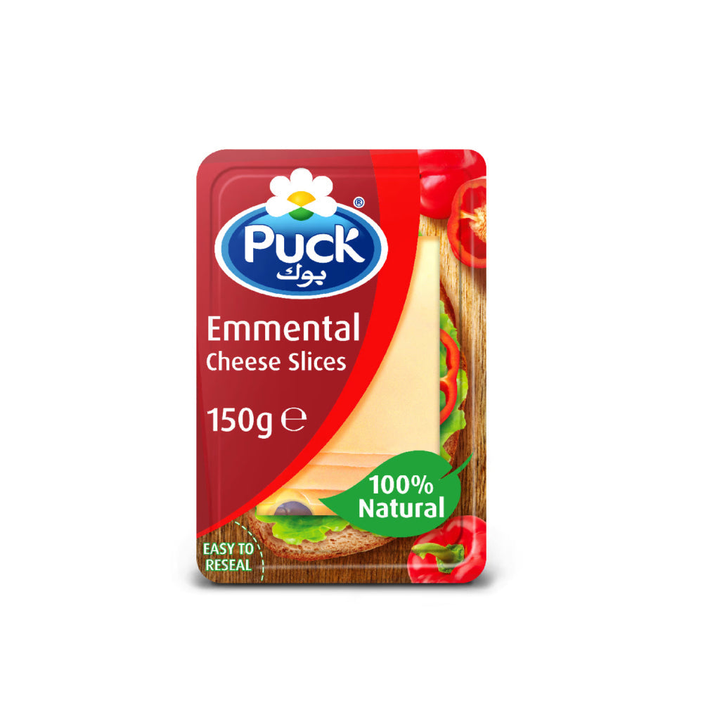 Puck Emmental Slices 150G