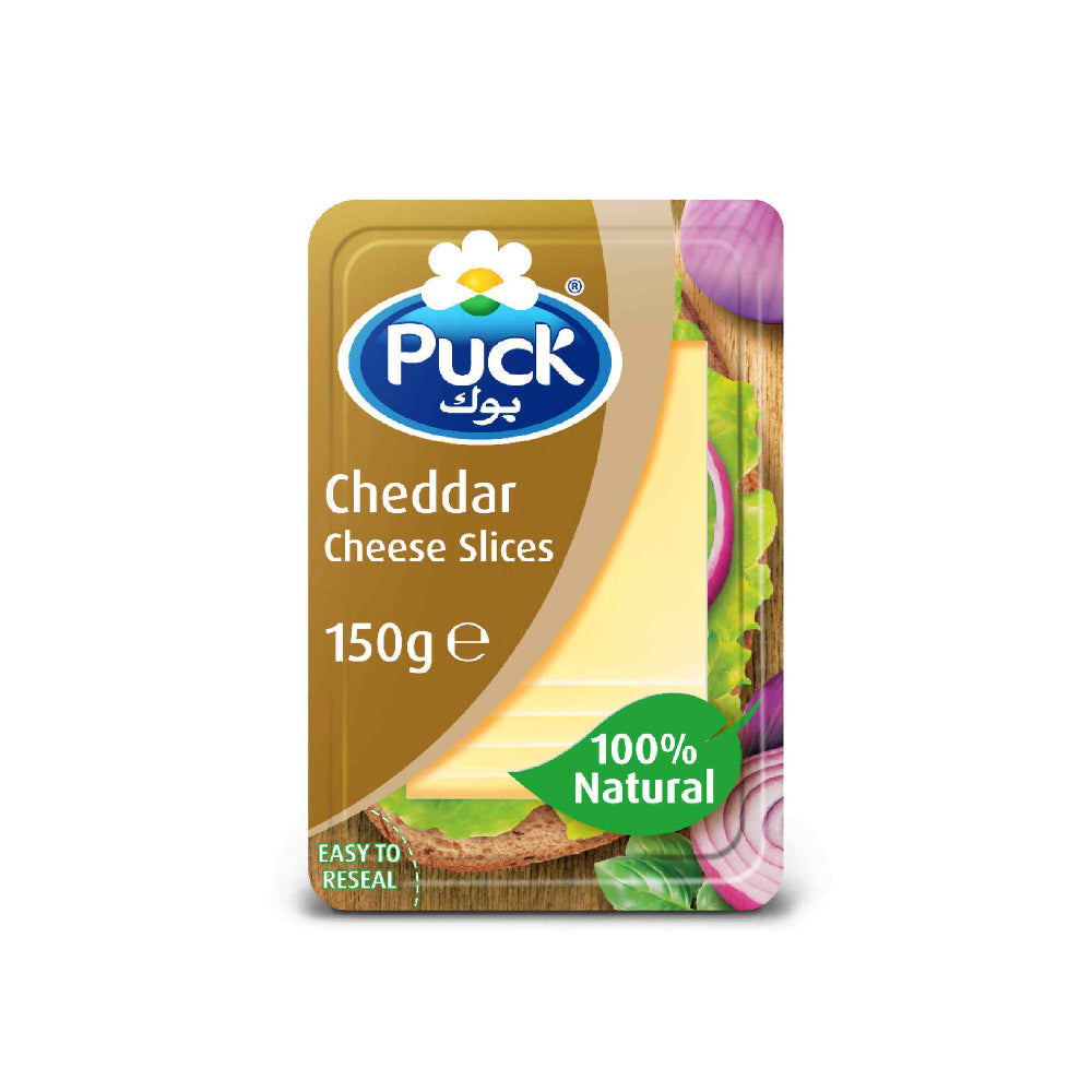 Puck Cheddar Slice 150gm