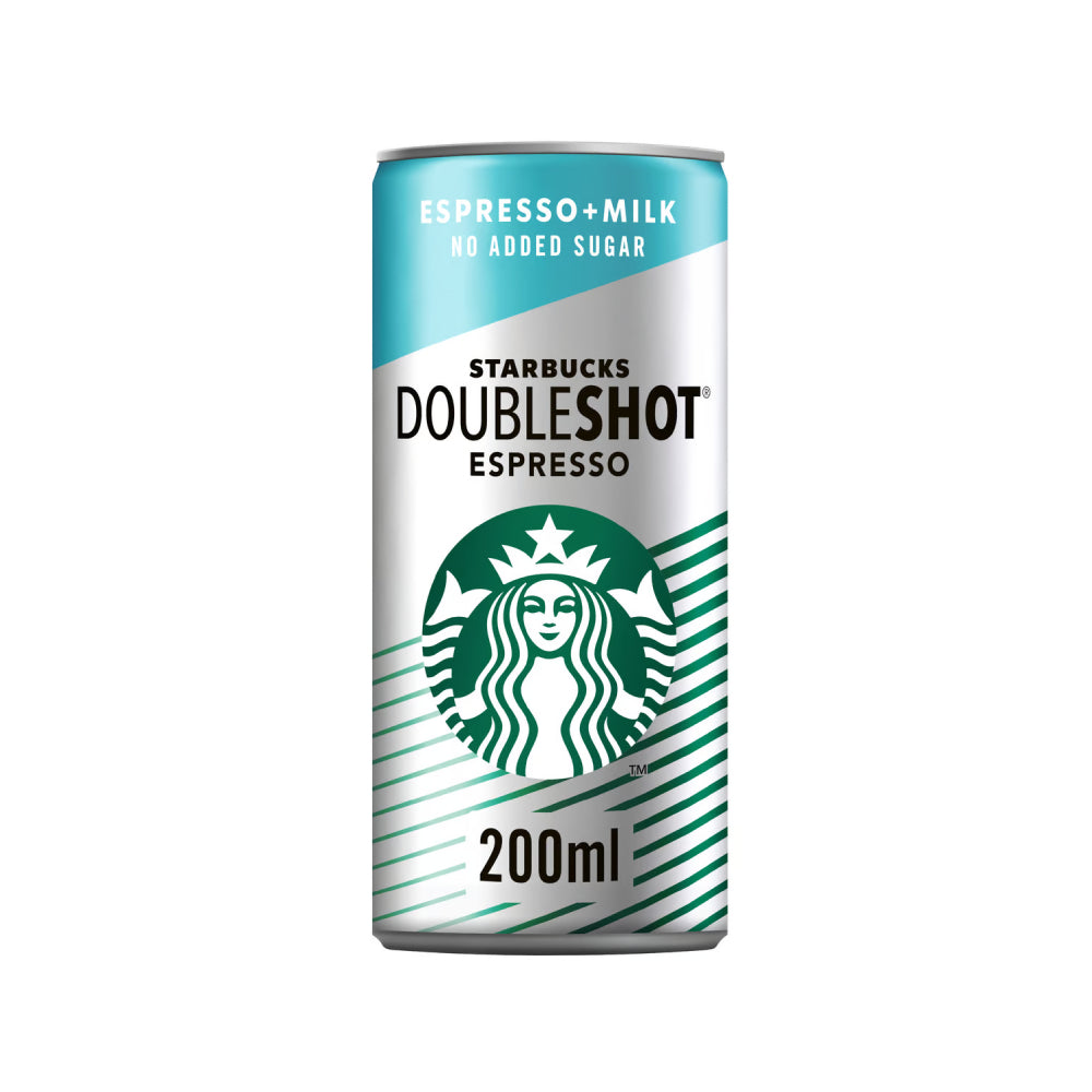 Starbucks Double Shot Espresso Milk Coffee Drink No Added Sugar 200ml