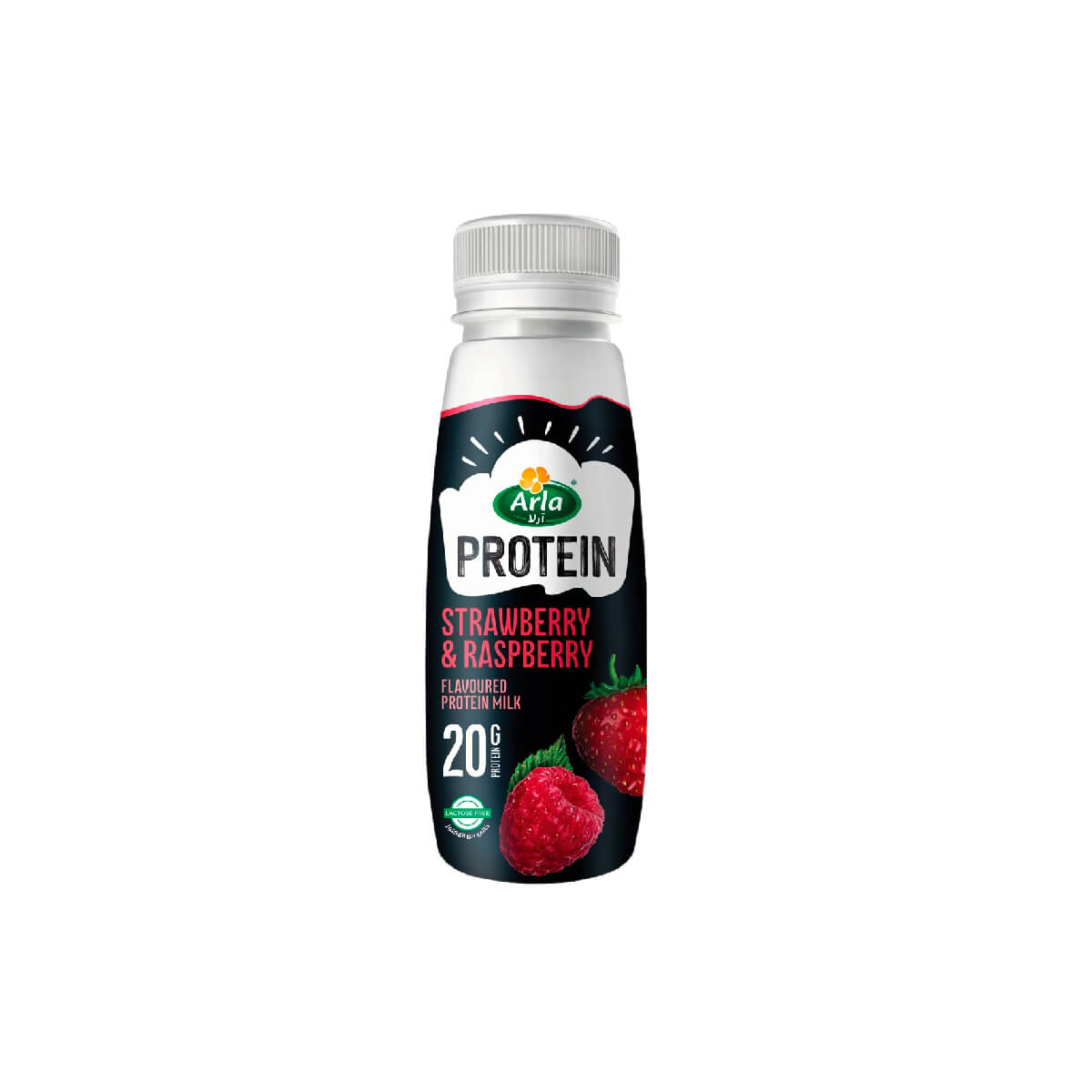 Arla Strawberry & Raspberry Flavoured Protein Milk Lactose Free 225 ml