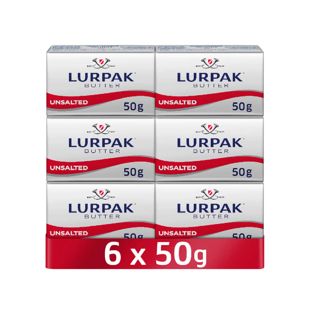 Lurpak Mini Unsalted 6x50g