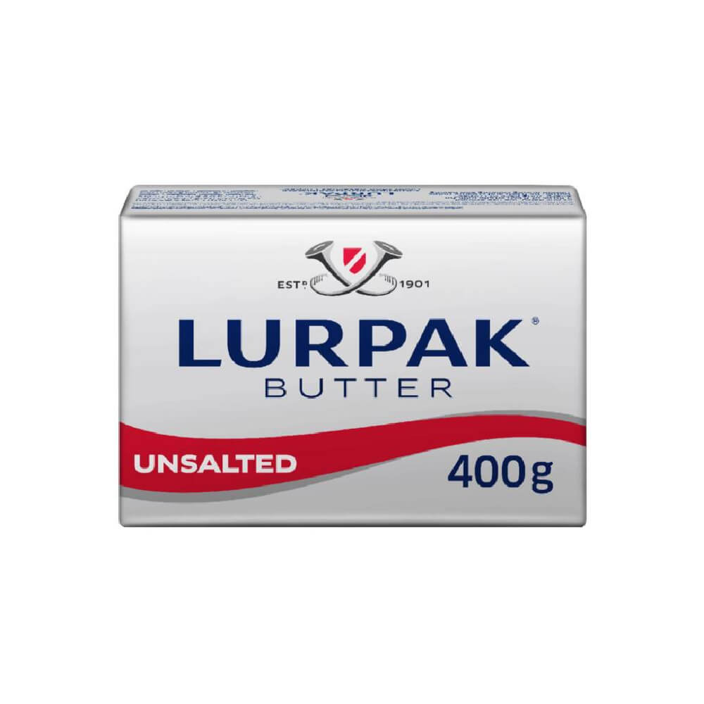 Lurpak Unsalted Butter 400gm