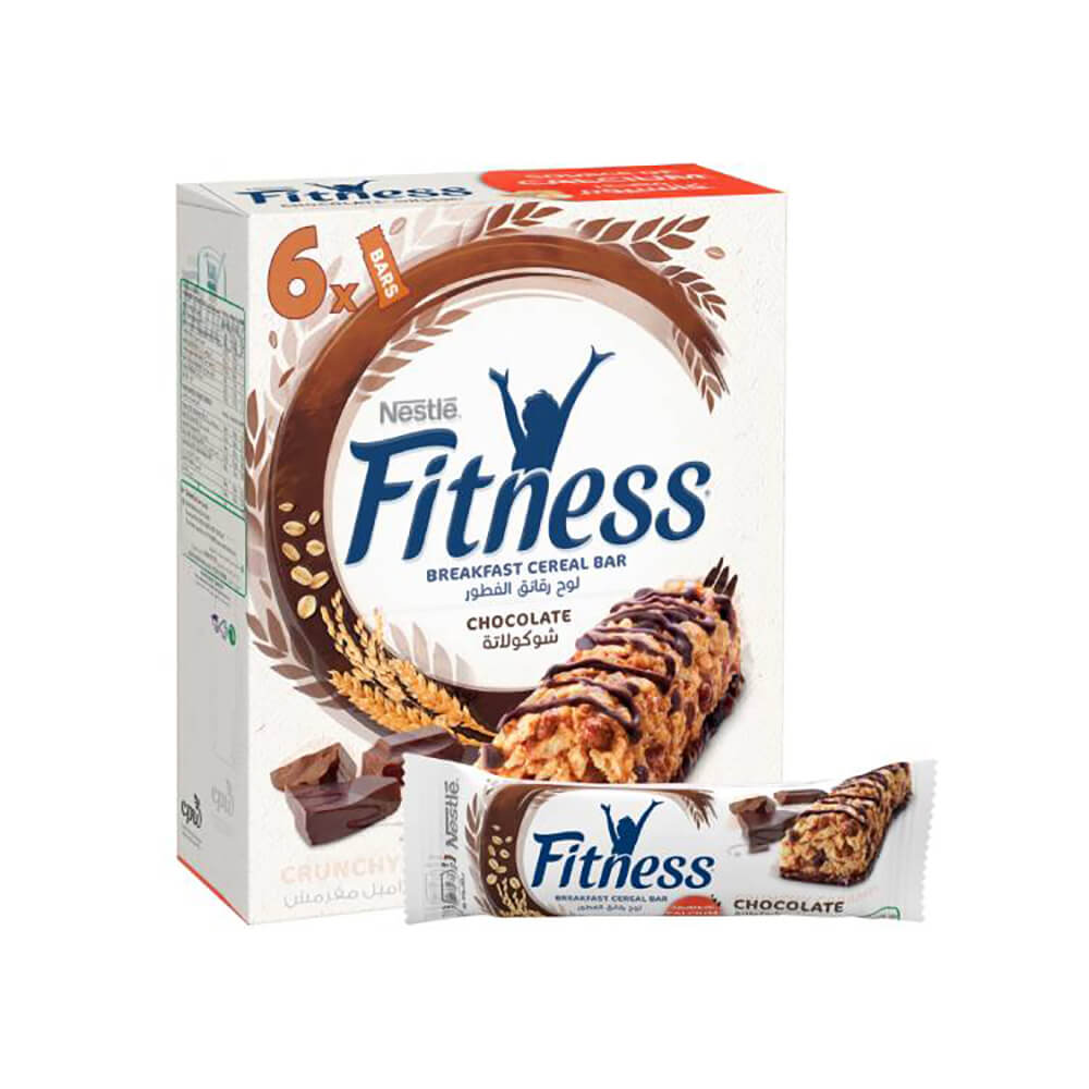 Fitness Chococlate Cereal Bar 23.5Gx6's