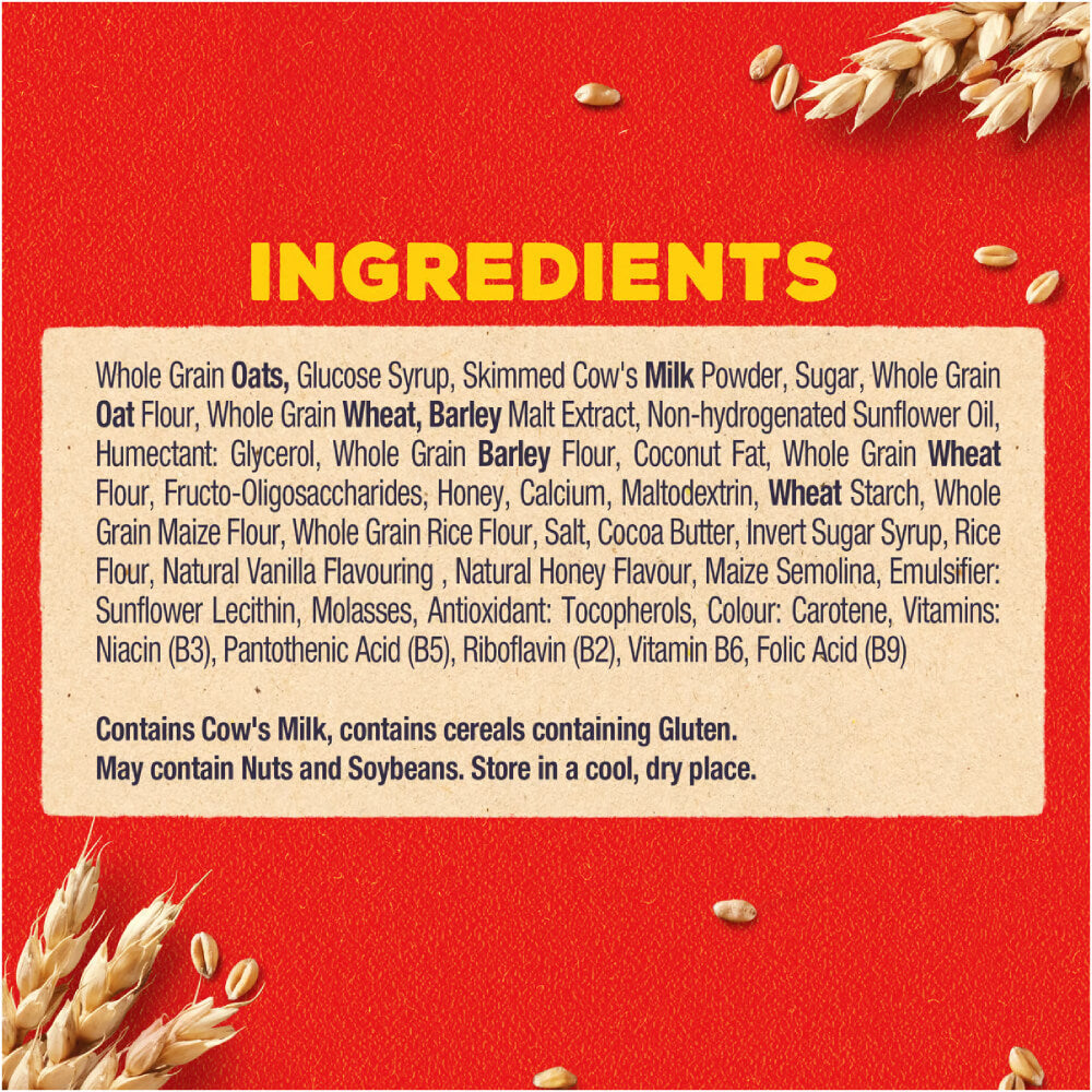 Nestle Cheerios Honey Breakfast Cereal Bar 6x22g