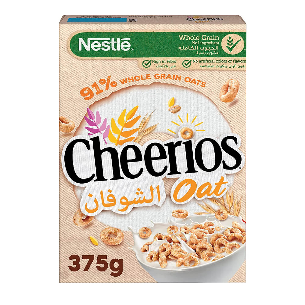 Nestle Cheerios Oat Breakfast Cereal 375gm